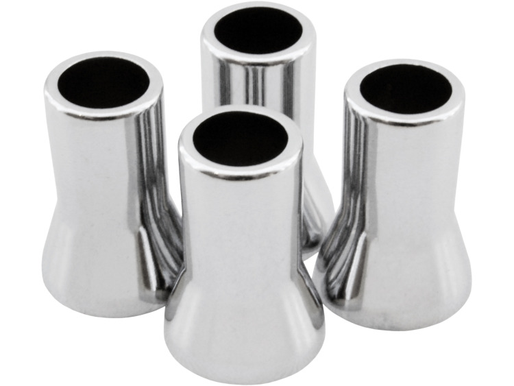 4 nascondi valvole cromati 21mm