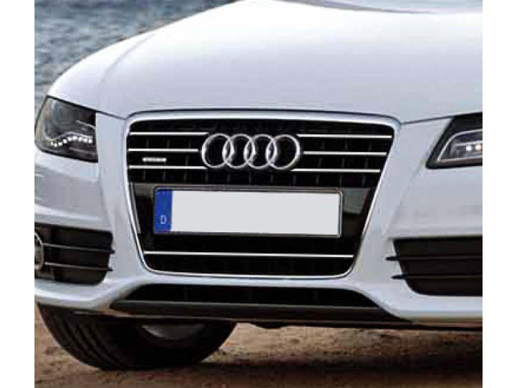 Cornice cromata griglia radiatore Audi A4 s&eacute;rie 3 07-11 & Audi A4 s&eacute;rie 3 avant 08-11