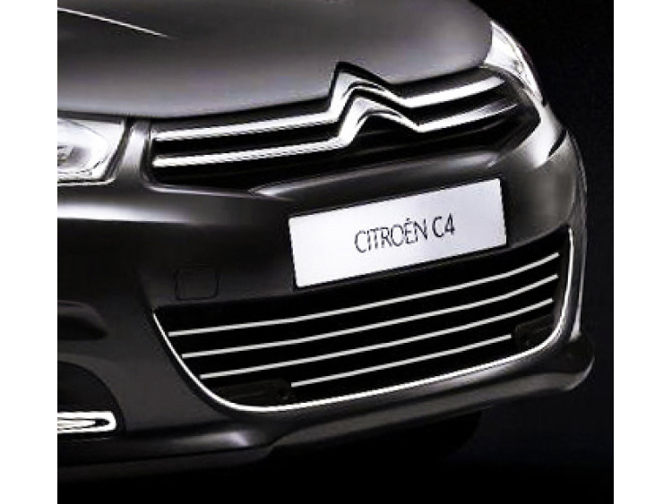 Cornice cromata griglia radiatore Citro&euml;n C4 11-26
