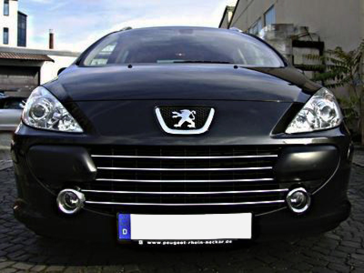 Cornice cromata griglia radiatore Peugeot 307 05-09 Peugeot 307 CC 05-09 Peugeot 307 SW 05-09
