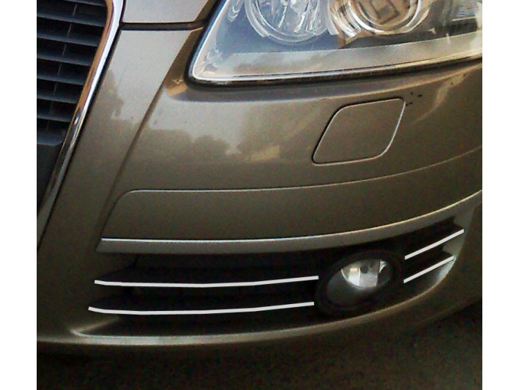 Cornice cromata per fari antinebbia Audi A6 S&eacute;rie 3 Avant 05-08 & Audi A6 S&eacute;rie 3 Berline 05-08