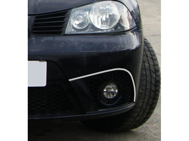 Cornice cromata per fari antinebbia Seat Ibiza 0108