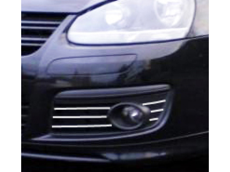 Cornice cromata per fari antinebbia VW Golf 5 GT TDI