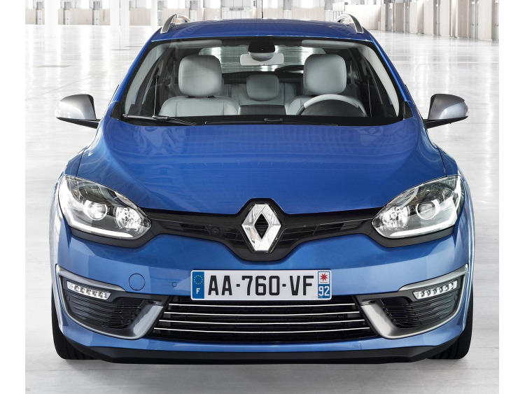Cornice della griglia radiatore inferiore cromata Renault M&eacute;gane III estate 09-12