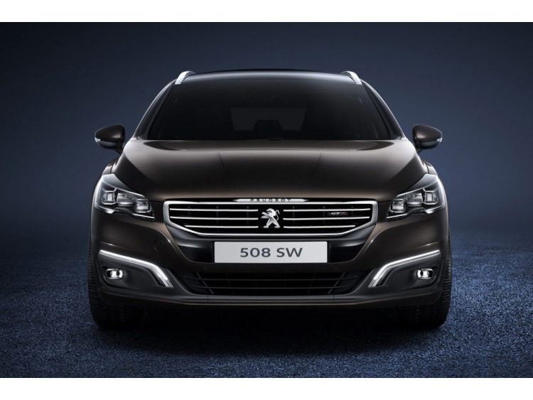 Cornice della griglia radiatore superiore cromata Peugeot 508 Berline phase 2 & Peugeot 508 SW phase