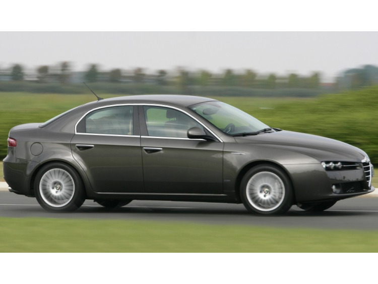 Fascia cromata di contorno dei vetri laterali Alfa Romeo 159