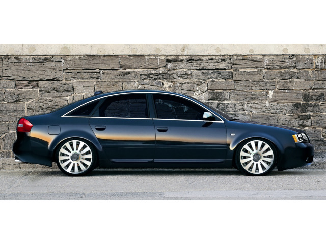 Fascia cromata di contorno dei vetri laterali Audi A6 Série 2 9701 Audi A6 Série 2 Avant 9705 Audi A6 Série 2 Phase 2 0104 Audi A6 Série 2 Phase 2 Avant 0105