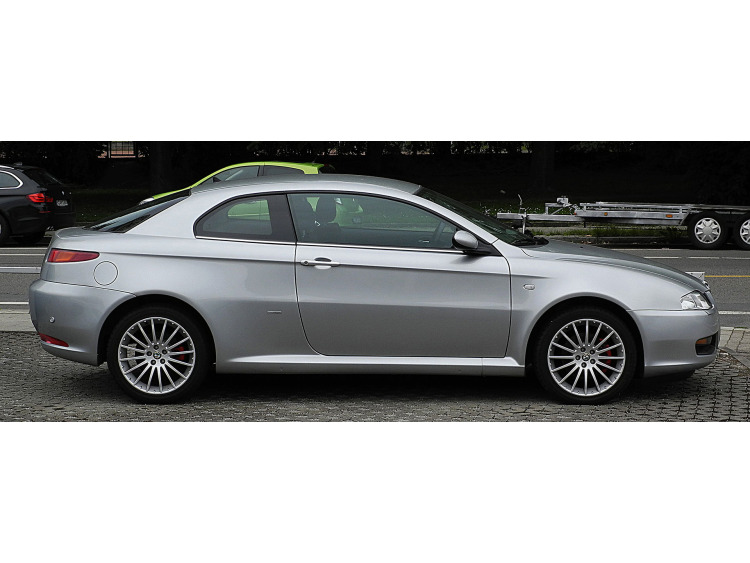 Fascia cromata di contorno inferiore dei vetri laterali Alfa Romeo GT