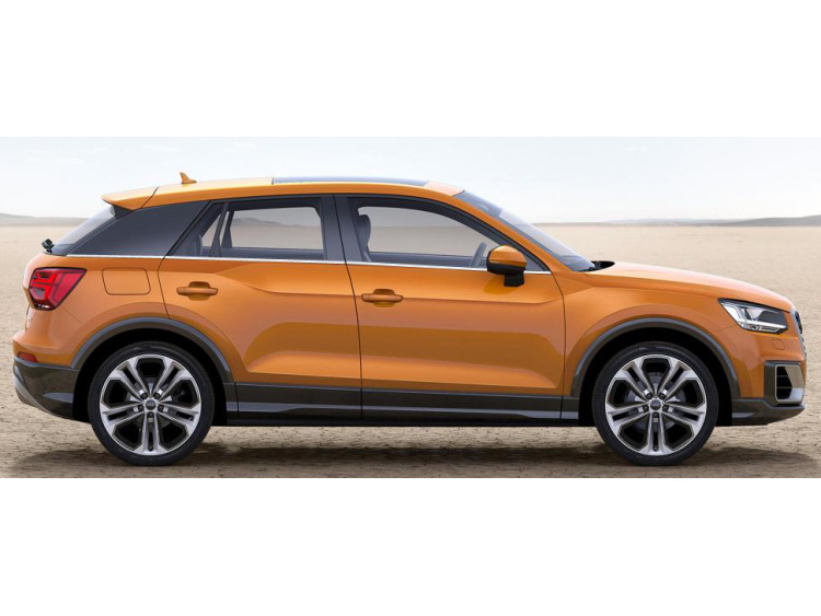 Fascia cromata di contorno inferiore dei vetri laterali Audi Q2