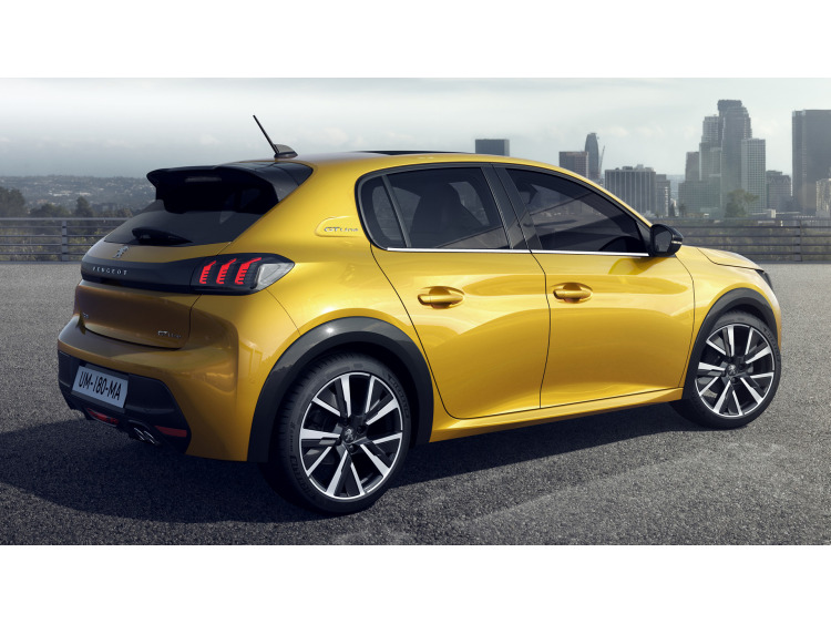 Fascia cromata di contorno inferiore dei vetri laterali Peugeot 208 II 19-26
