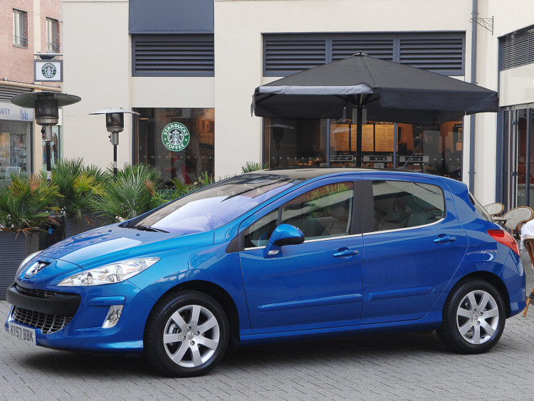 Fascia cromata di contorno inferiore dei vetri laterali Peugeot 308 07-13