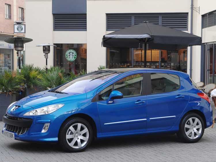 Fascia di protezione laterala cromata Peugeot 308 07-13