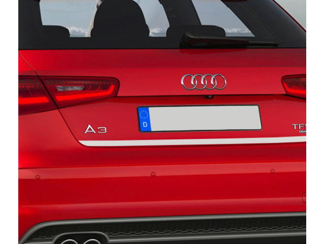 Fascia per bagagliaio cromata Audi A3 Série 3 1216