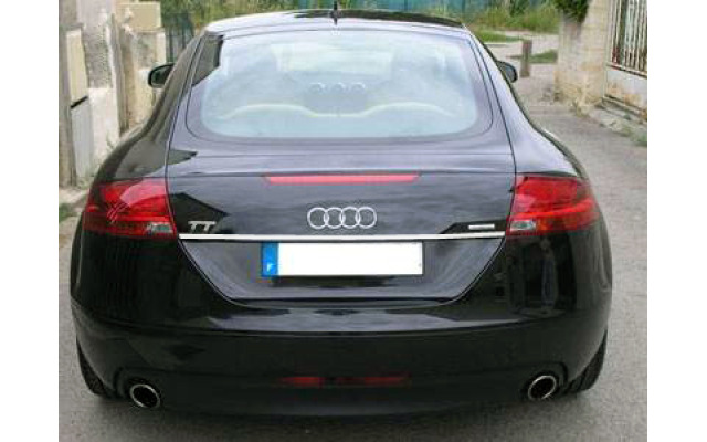 Fascia per bagagliaio cromata
