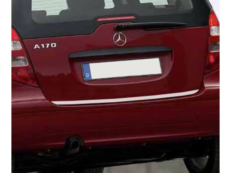 Fascia per bagagliaio cromata Mercedes Classe A W169 04-08 Mercedes Classe A W169 Phase 2 08-12 Mercedes Classe A W176 12-18 Mercedes Classe A W177 18-26