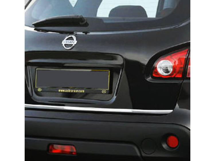 Fascia per bagagliaio cromata Nissan Qashqai +2 08-10 Nissan Qashqai +2 phase 2 10-14 Nissan Qashqai +2 phase 3 Nissan Qashqai 07-10 Nissan Qashqai phase 2 10-14 Nissan Qashqai phase 3