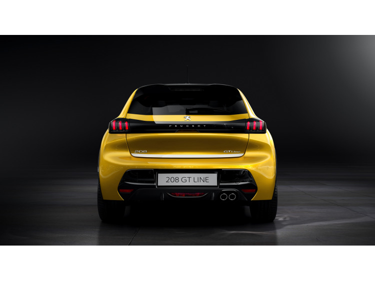 Fascia per bagagliaio cromata Peugeot 208 II 19-26
