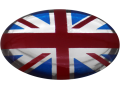 Cappucci per rivetti per targa di immatricolazione Bandiera britannica Gran Bretagna Regno Unito (ne